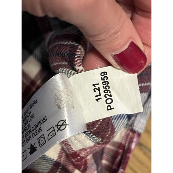 Orvis Mens Size M Heavy Perfect Flannel Button Down Shirt Hiking Outdoor Country - Picture 10 of 16